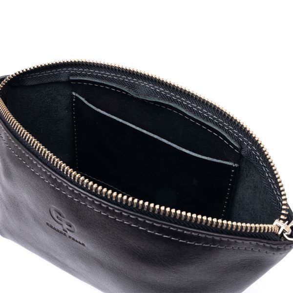 Жіноча косметичка зі шкіри Amelin GRANDE PELLE 11302 Чорна 11302 фото