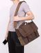 Сумка-портфель на плечо Vintage 20116 Коричневая 20116 фото 12