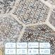 Декоративная ПВХ плитка на самоклейке 280х300х5мм Соты, цена за 1 шт. (СПП-504) SW-00000673 SW-00000673 фото 3