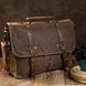 Сумка-портфель на плечо Vintage 20116 Коричневая 20116 фото 3
