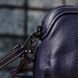 Жіноча шкіряна сумка з ефектним драпіруванням Vintage 22897 Синій 22897 фото 11