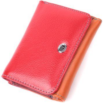 Яскравий гаманець для дівчат із натуральної шкіри ST Leather 22498 Різнокольоровий 22498 фото