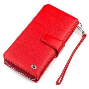 Кошелек женский ST Leather 18456 (SТ228) очень красивый Красный 18456 фото