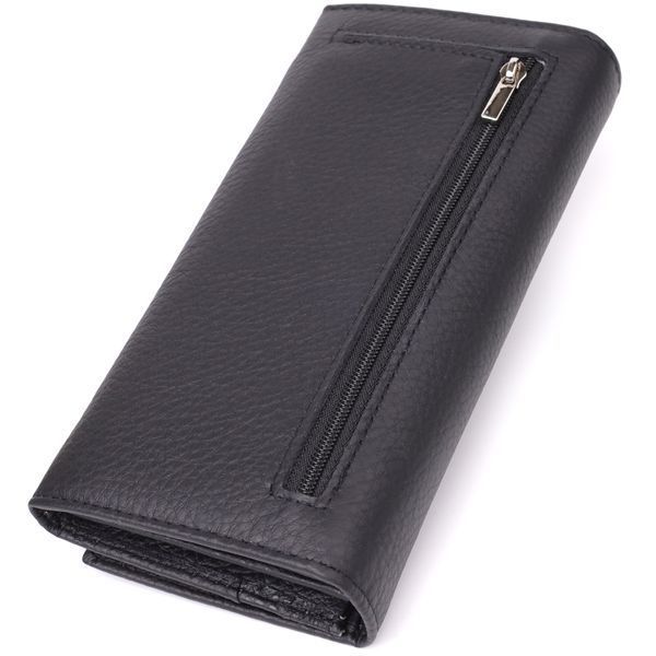 Місткий гаманець для жінок із натуральної шкіри ST Leather 23097 Чорний 23097 фото