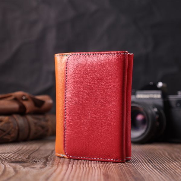 Яскравий гаманець для дівчат із натуральної шкіри ST Leather 22498 Різнокольоровий 22498 фото