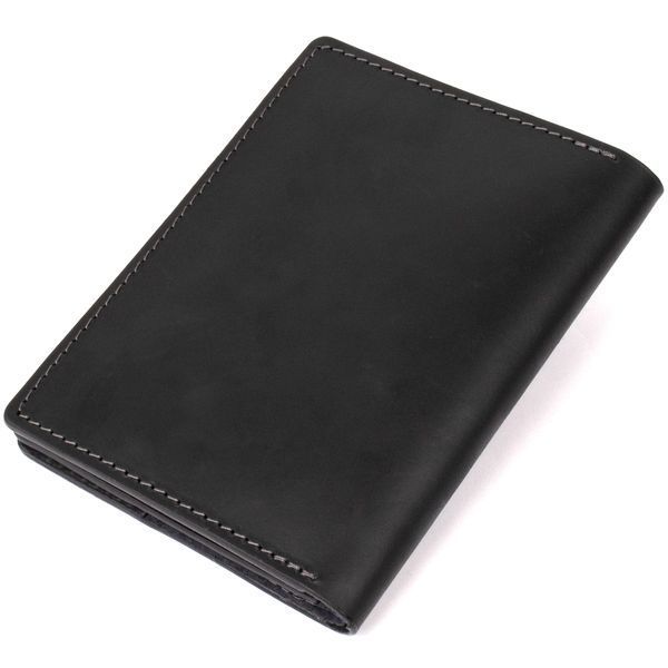 Кожаная обложка для документов GRANDE PELLE 11494 Черный 11494 фото