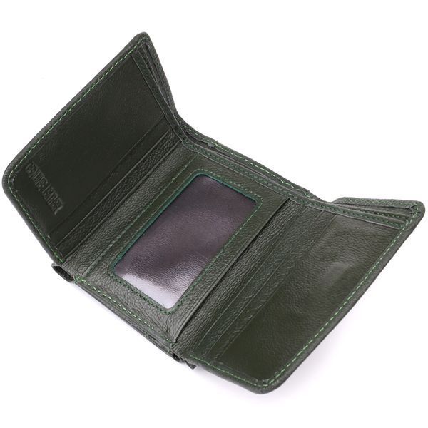 Женский кошелек компактного размера из натуральной кожи ST Leather 23072 Зеленый 23072 фото