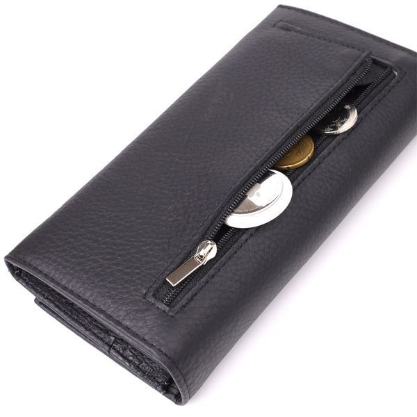 Місткий гаманець для жінок із натуральної шкіри ST Leather 23097 Чорний 23097 фото