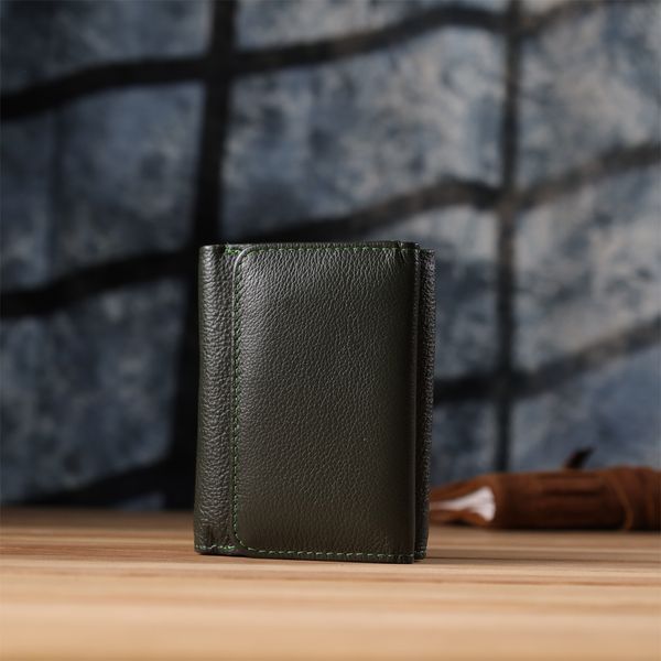Женский кошелек компактного размера из натуральной кожи ST Leather 23072 Зеленый 23072 фото