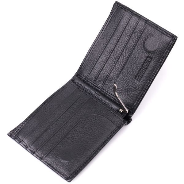 Мужское кожаное портмоне из зажимом ST Leather 22485 Черный 22485 фото