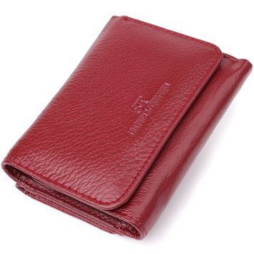 Компактний гаманець зручного формату із натуральної шкіри ST Leather 23077 Бордовий 23077 фото