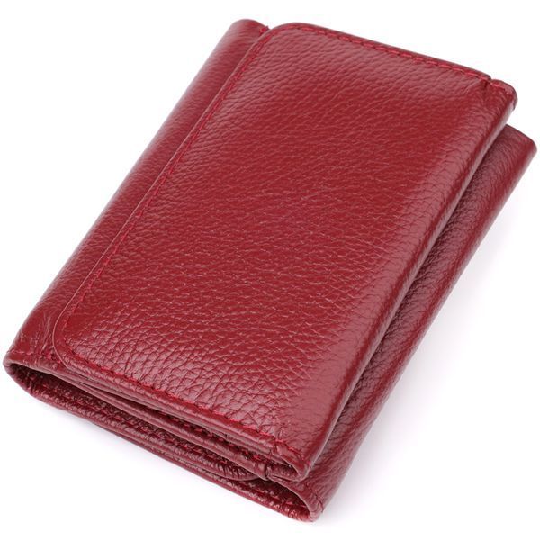Компактний гаманець зручного формату із натуральної шкіри ST Leather 23077 Бордовий 23077 фото