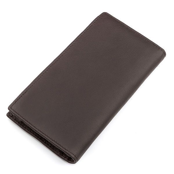 Чоловічий купюрник ST Leather 18368 (ST148) функціональний Коричневий 18368 фото