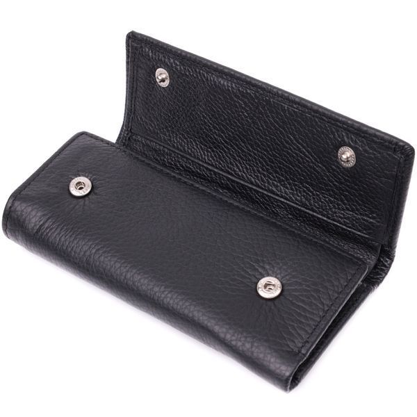 Велика ключниця з функцією гаманця з натуральної шкіри ST Leather 22492 Чорний 22492 фото