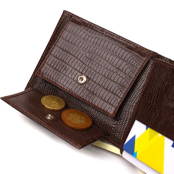 Цікаве чоловіче портмоне з натуральної фактурної шкіри CANPELLINI 21785 Коричневе 21785 фото