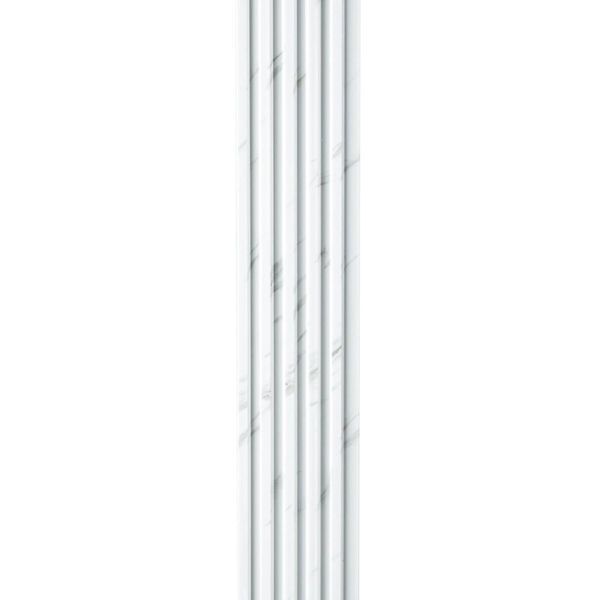 Рейка декоративна PS 2900х120х12мм Білий мармур SW-00002134 SW-00002134 фото