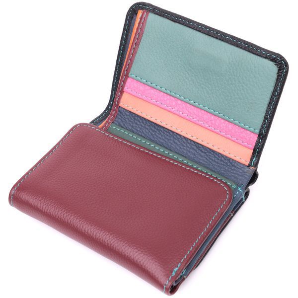 Зручний гаманець для дівчат із натуральної шкіри ST Leather 22497 Різнокольоровий 22497 фото