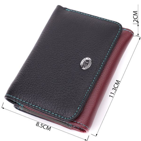 Зручний гаманець для дівчат із натуральної шкіри ST Leather 22497 Різнокольоровий 22497 фото