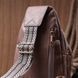 Стильная женская сумка через плечо с отверстием для наушников из экокожи Vintage 22786 Коричневый 22786 фото 12