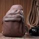 Стильная женская сумка через плечо с отверстием для наушников из экокожи Vintage 22786 Коричневый 22786 фото 10