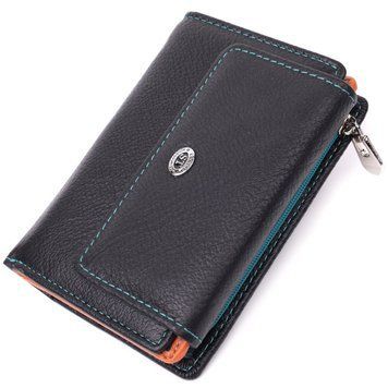 Стильний гаманець для жінок із натуральної шкіри ST Leather 22501 Чорний 22501 фото