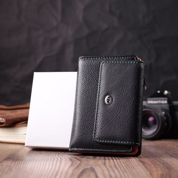 Стильний гаманець для жінок із натуральної шкіри ST Leather 22501 Чорний 22501 фото