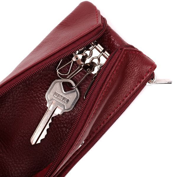 Вместительная ключница из натуральной кожи ST Leather 22508 Бордовый 22508 фото