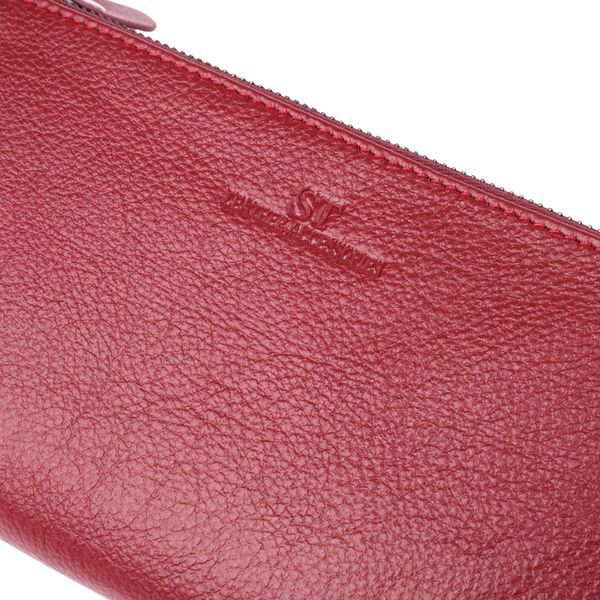 Шкіряний гаманець на три відділення ST Leather 23108 Бордовий 23108 фото
