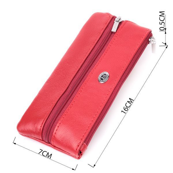 Оригинальная ключница из натуральной кожи ST Leather 22509 Красный 22509 фото