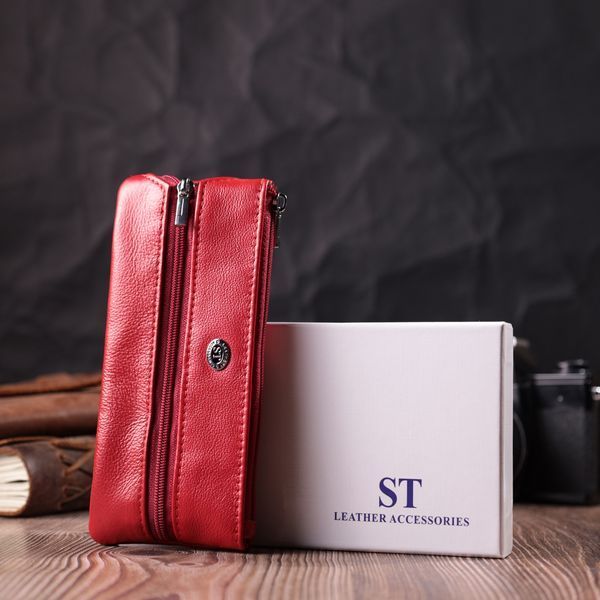 Оригинальная ключница из натуральной кожи ST Leather 22509 Красный 22509 фото