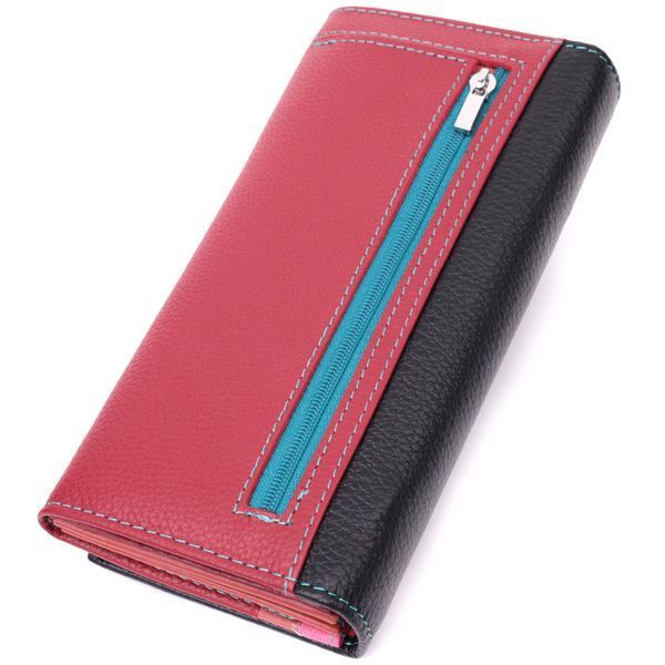 Вместительный кошелек для прекрасных женщин из натуральной кожи ST Leather 22517 Разноцветный 22517 фото