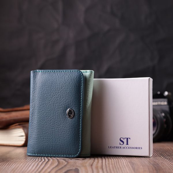 Красочный женский кошелек из натуральной кожи ST Leather 22493 Разноцветный 22493 фото