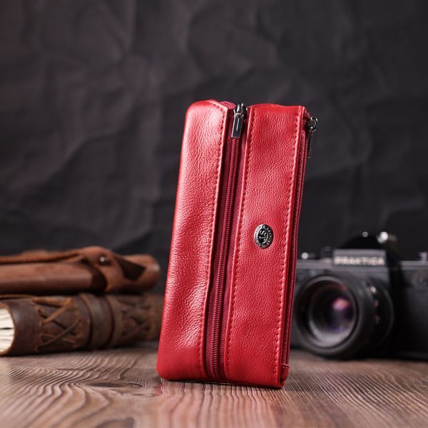 Оригинальная ключница из натуральной кожи ST Leather 22509 Красный 22509 фото