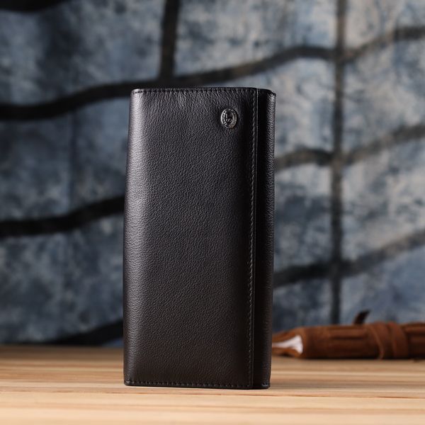 Солидный женский кошелек из натуральной кожи ST Leather 23088 Черный 23088 фото