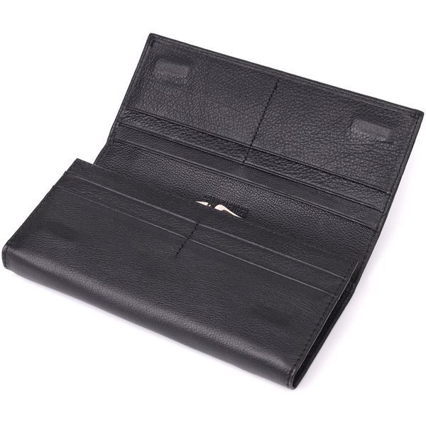 Солидный женский кошелек из натуральной кожи ST Leather 23088 Черный 23088 фото