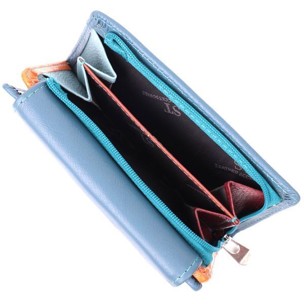 Интересный кошелек для женщин из натуральной кожи ST Leather 22504 Бирюзовый 22504 фото