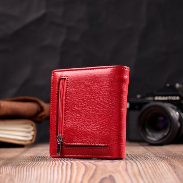 Яскравий жіночий гаманець із натуральної шкіри ST Leather 19465 Червоний 19465 фото