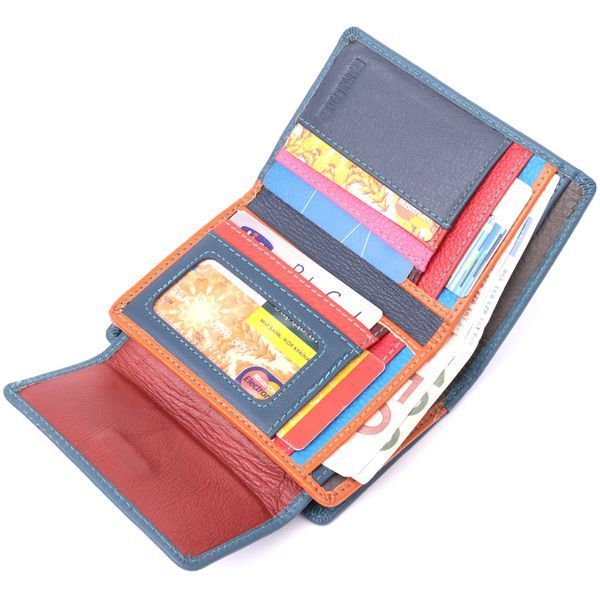 Интересный кошелек для женщин из натуральной кожи ST Leather 22504 Бирюзовый 22504 фото