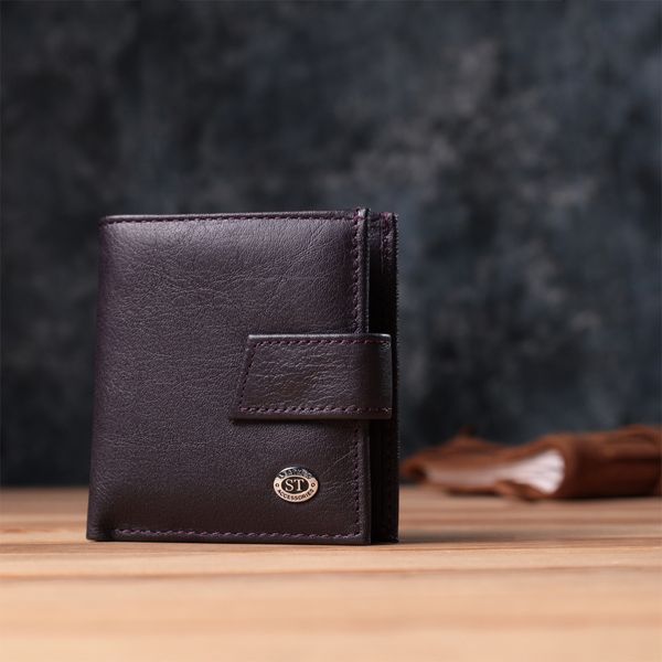 Компактний жіночий гаманець із натуральної шкіри ST Leather 22855 Коричневий 22855 фото