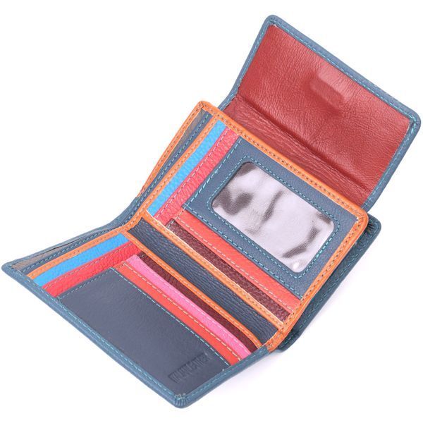 Интересный кошелек для женщин из натуральной кожи ST Leather 22504 Бирюзовый 22504 фото