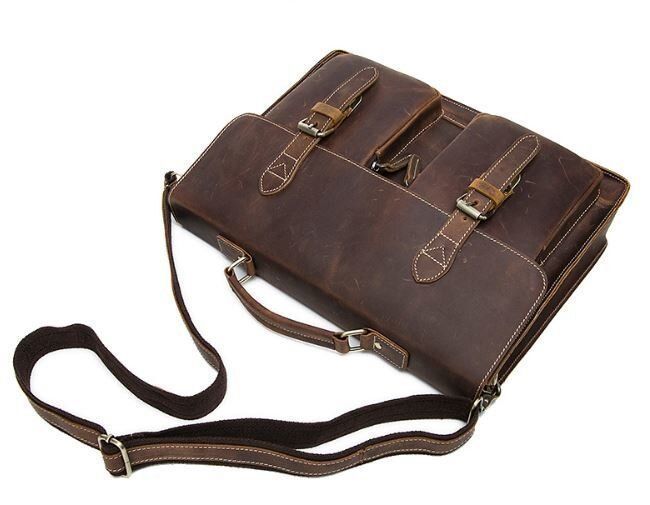 Портфель мужской из кожи Vintage 14774 Коричневый 14774 фото