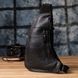 Сумка для мужчин с большим количеством карманов из натуральной кожи Vintage 22957 Черный 22957 фото 10