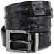 Ремень классика из натуральной кожи крокодила CROCODILE LEATHER 18018 Черный 18018 фото 1