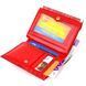 Чудовий гаманець для жінок середнього розміру з натуральної шкіри з тисненням під рептилію CANPELLINI 21818 Червоний 21818 фото 6