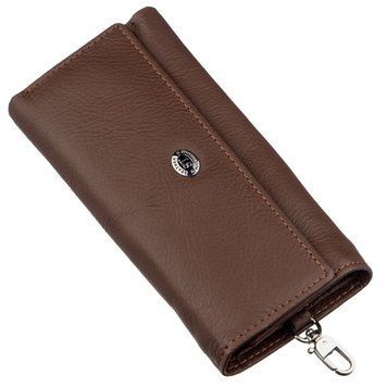 Чоловічий універсальний гаманець з ключницею ST Leather 18840 Коричневий 18840 фото