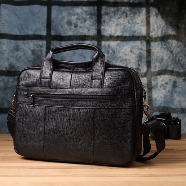 Портфель для чоловіків з натуральної шкіри Vintage 23041 Чорний 23041 фото
