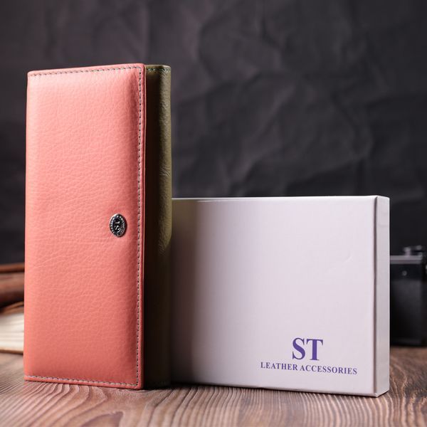 Практичный кошелек для женщин из натуральной кожи ST Leather 22520 Разноцветный 22520 фото