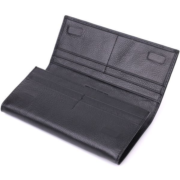 Зручний жіночий гаманець з натуральної шкіри ST Leather 22523 Чорний 22523 фото