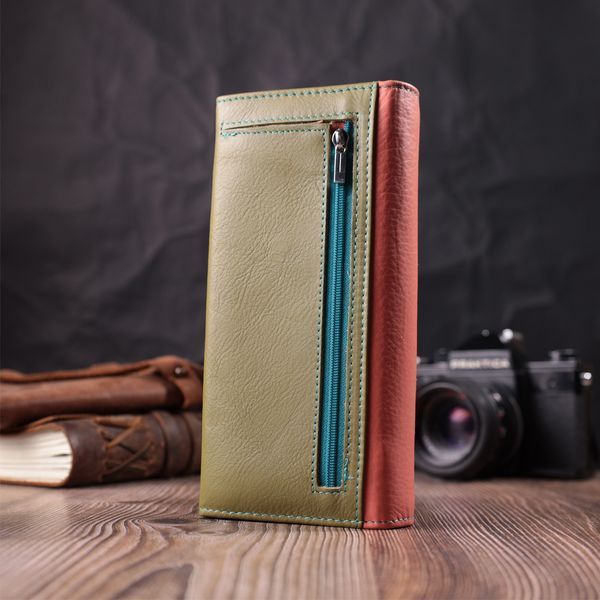 Практичный кошелек для женщин из натуральной кожи ST Leather 22520 Разноцветный 22520 фото