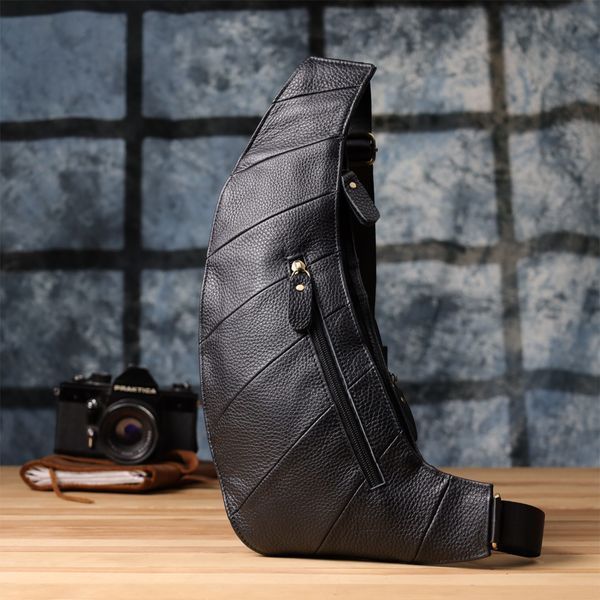 Сумка через плечо из натуральной кожи Vintage 22958 Черный 22958 фото